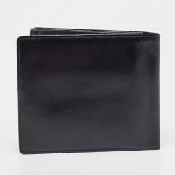 Pre Owned Montblanc Black Leather Meisterstuck Bifold Wallet