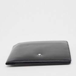 Pre Owned Montblanc Black Leather Meisterstuck Bifold Wallet