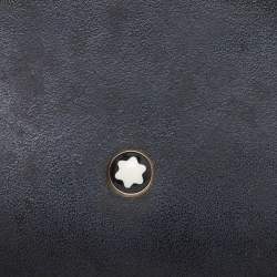 Pre Owned Montblanc Black Leather Meisterstuck Card Holder 6CC