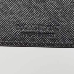 Pre Owned Montblanc Black Leather Meisterstück Business Card Holder