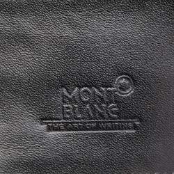 Pre Owned Montblanc Black Leather Meisterstuck Passport Holder