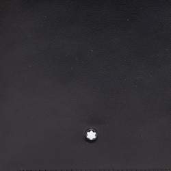 Pre Owned Montblanc Black Leather Meisterstuck Passport Holder