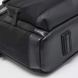 Montblanc Black Nylon and Leather Nightflight Document Case