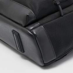 Montblanc Black Nylon and Leather Nightflight Document Case