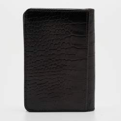مملوكة مسبقًا Montblanc Dark Brown Ostrich Leg Leather Business Card Holder