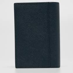 Pre Owned Montblanc Blue Leather Sartorial Business Card Holder