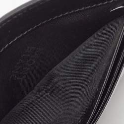 Pre Owned Montblanc Black Leather Meisterstück Money Clip Wallet 6CC