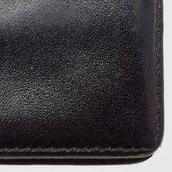 Pre Owned Montblanc Black Leather Meisterstück Money Clip Wallet 6CC