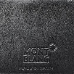 Pre Owned Montblanc Black Leather Meisterstück Money Clip Wallet 6CC