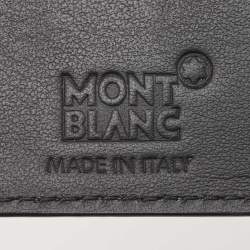 Pre Owned Montblanc Black Leather Business Card Holder