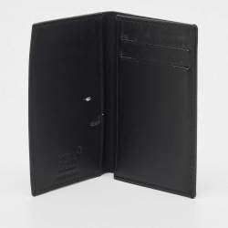 Pre Owned Montblanc Black Leather Business Card Holder