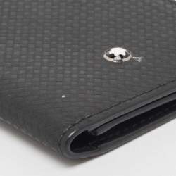 Pre Owned Montblanc Black Leather Business Card Holder