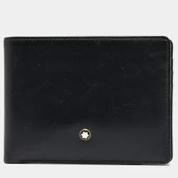 Montblanc Black Leather Meisterstuck Bifold Wallet