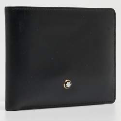 Montblanc Black Leather Meisterstuck Bifold Wallet