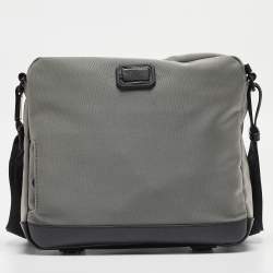 Montblanc Black/Grey Nylon Nightflight Messenger Bag