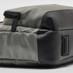 Montblanc Black/Grey Nylon Nightflight Messenger Bag