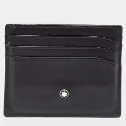 Montblanc Black Leather Meisterstuck Card Holder 6CC