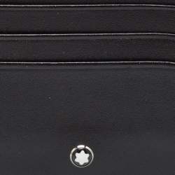 Montblanc Black Leather Meisterstuck Card Holder 6CC