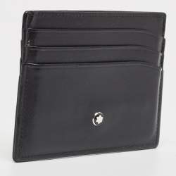 Montblanc Black Leather Meisterstuck Card Holder 6CC
