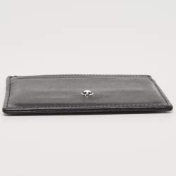 Montblanc Black Leather Meisterstuck Card Holder 6CC