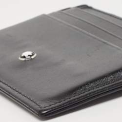 Montblanc Black Leather Meisterstuck Card Holder 6CC