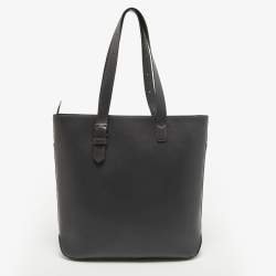 Montblanc Grey Leather Sartorial Vertical Tote