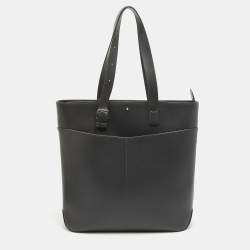 Montblanc Grey Leather Sartorial Vertical Tote