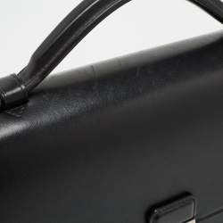 Montblanc Black Leather Meisterstück Urban Briefcase