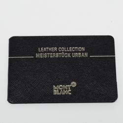 Montblanc Black Leather Meisterstück Urban Briefcase