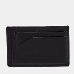 Pre Owned Montblanc Black Leather Meisterstuck Card Holder