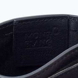 Pre Owned Montblanc Black Leather Meisterstuck Card Holder