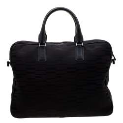 Montblanc Black Nylon Meisterstuck Briefcase