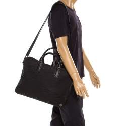 Montblanc Black Nylon Meisterstuck Briefcase