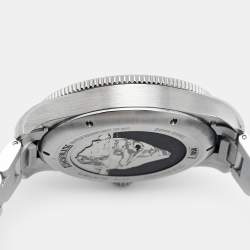 Montblanc Gray Glacier Pattern Ceramic Stainless Steel 1858 Iced Sea MB130793 Men's Wristwatch 41 mm