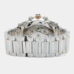 Montblanc Grey 18K Rose Gold Stainless Steel TimeWalker 107321 Men's Wristwatch 43 mm