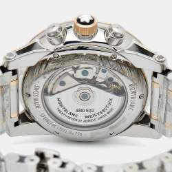 Montblanc Grey 18K Rose Gold Stainless Steel TimeWalker 107321 Men's Wristwatch 43 mm