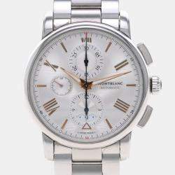 Pre Owned Montblanc 4810 114856 Automatic Silver Stainless Steel Men's Wristwatch 43 mm