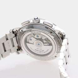 Pre Owned ساعة يد رجالية مون بلان 4810 114856 أوتوماتيكية فضية ستانلس ستيل 43 مم