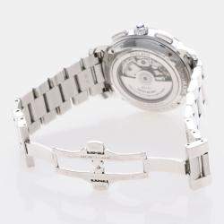 Pre Owned ساعة يد رجالية مون بلان 4810 114856 أوتوماتيكية فضية ستانلس ستيل 43 مم