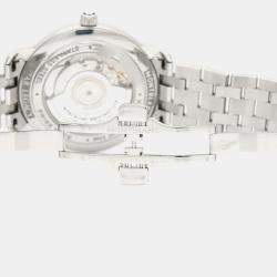 Pre Owned Montblanc Star Legacy Automatic White Stainless Steel Men's Wristwatch 38 mm