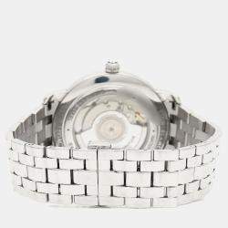 Pre Owned Montblanc Star Legacy Automatic White Stainless Steel Men's Wristwatch 38 mm