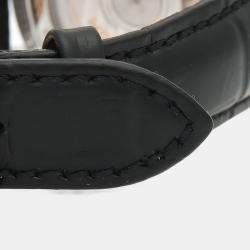 Pre Owned ساعة يد رجالية مون بلان ستار ستانلس ستيل أوتوماتيك 39 مم