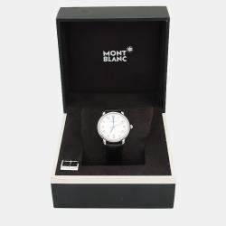Pre Owned ساعة يد رجالية مون بلان ستار ستانلس ستيل أوتوماتيك 39 مم