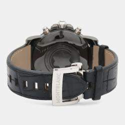 Pre Owned Montblanc Sport Chronograph Automatic Stainless Steel Men's Wristwatch 44 mm