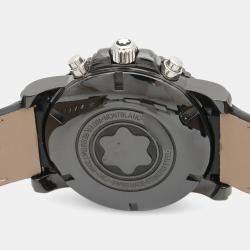 Pre Owned Montblanc Sport Chronograph Automatic Stainless Steel Men's Wristwatch 44 mm