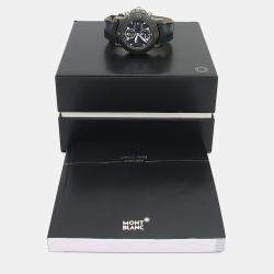Pre Owned Montblanc Sport Chronograph Automatic Stainless Steel Men's Wristwatch 44 mm