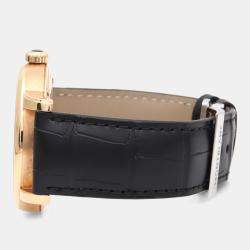 مملوكة مسبقًا ساعة يد رجالية مون بلان 4810 أوتوماتيكية ذهبية صفراء 42 مم