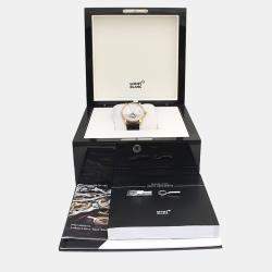 مملوكة مسبقًا ساعة يد رجالية مون بلان 4810 أوتوماتيكية ذهبية صفراء 42 مم