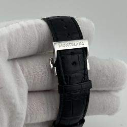 Pre Owned Montblanc Nicolas Rieussec 111012 Automatic White Dial Stainless Steel Men's Wristwatch 43 mm