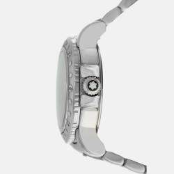 Pre Owned Montblanc Sport GMT 7061 Automatic Stainless Steel Men's Wristwatch 41mm